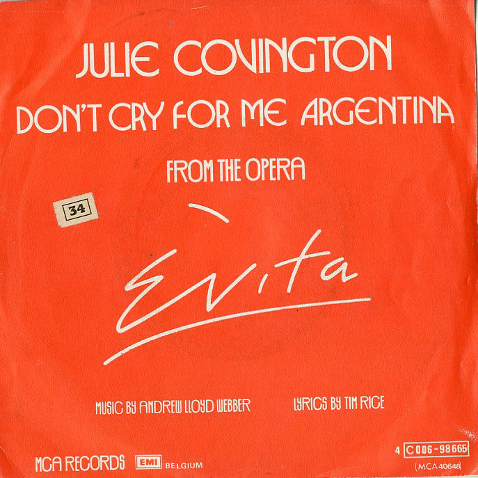 Albumcover Julie Covington - Don´t Cry For Me Argentina / Rainbow High